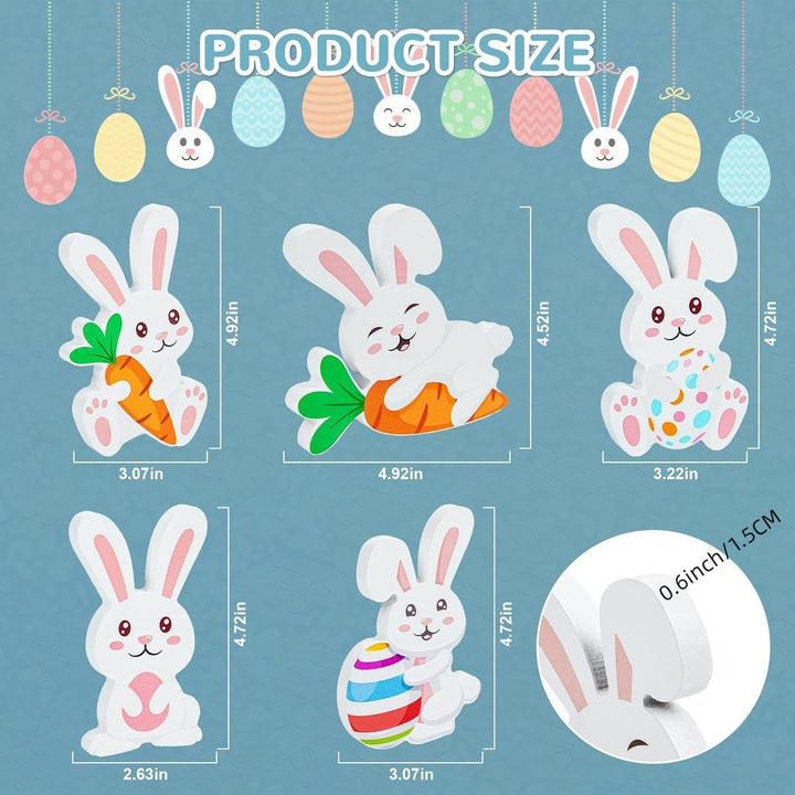 Bring Joy to Your Easter Celebrations with Creative Wooden Bunny Decorations!