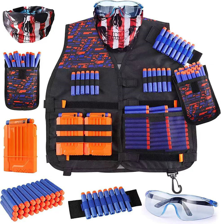 Unleash Adventure with the Tactical Vest Outdoor Shooting Tactical Kit Toy