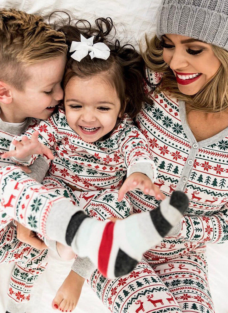 Christmas Pajamas Mom And Daughter Pajamas Outfit