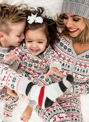 Christmas Pajamas Mom And Daughter Pajamas Outfit