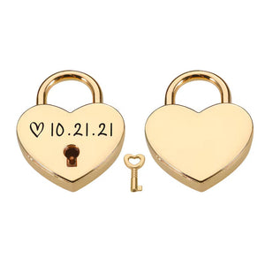 Customized Heart-shaped Padlock Anniversary Gift: A Symbol of Lasting Love