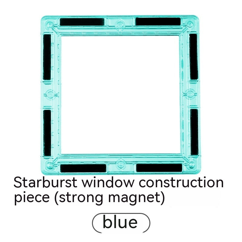Color Window Magnetic Building Blocks Assembly