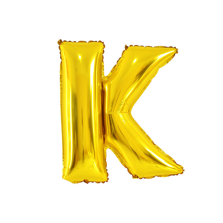 English Letter Aluminum Balloon Birthday Party Decoration