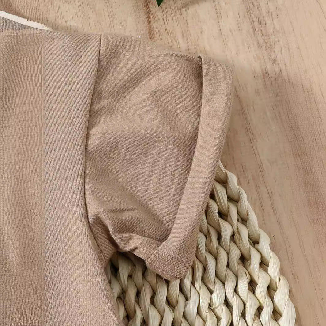 Baby Cute Cow Toy Pullover Triangle Rompers