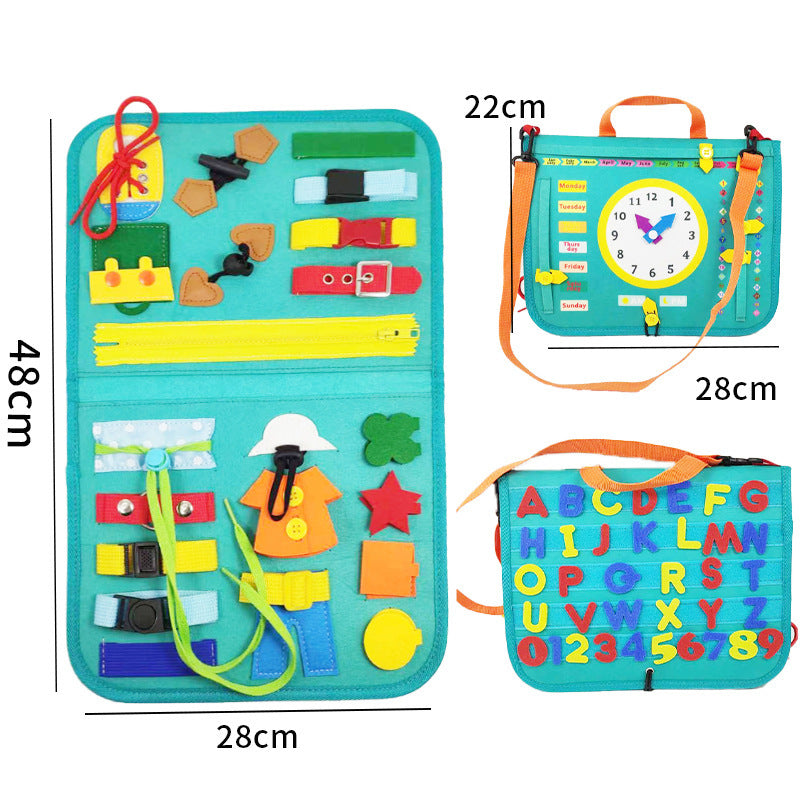 Children's Busy Board Sensory Learning Toy