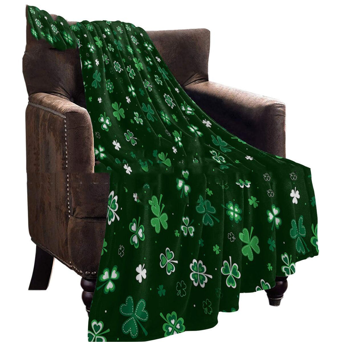 St Patrick's Day Flannel Blanket