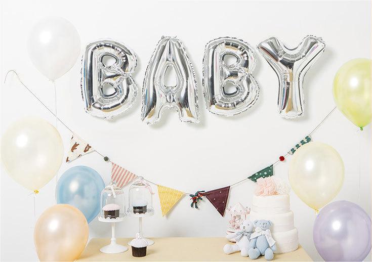 English Letter Aluminum Balloon Birthday Party Decoration