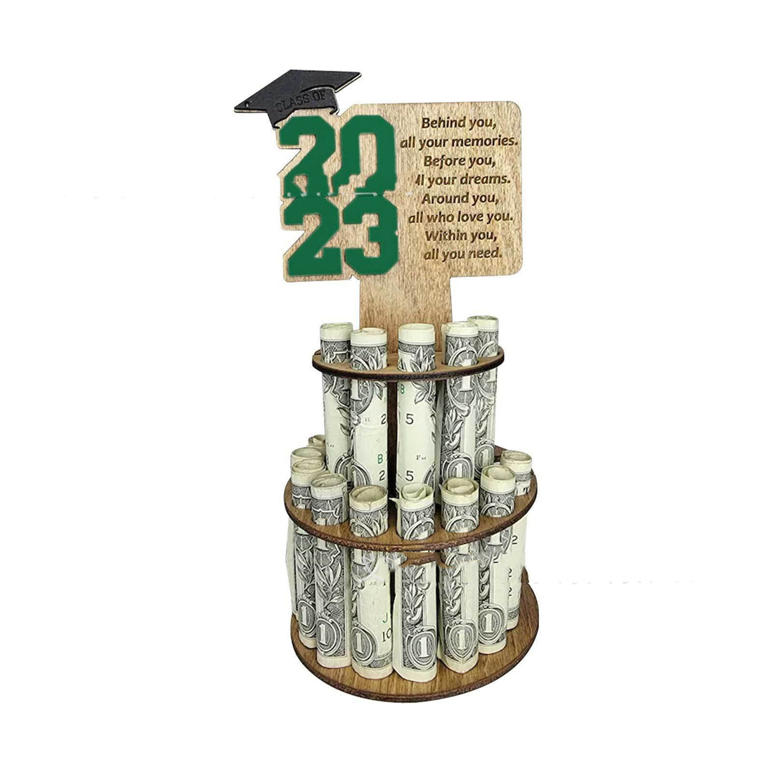 Wooden Money Clip For Graduation Gift Crafts