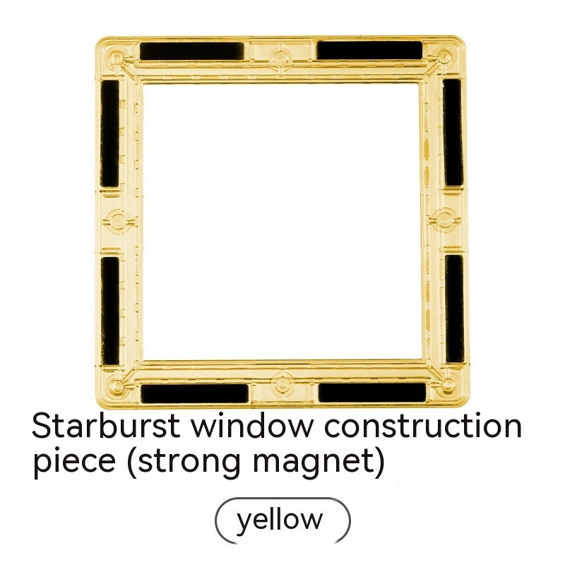 Color Window Magnetic Building Blocks Assembly