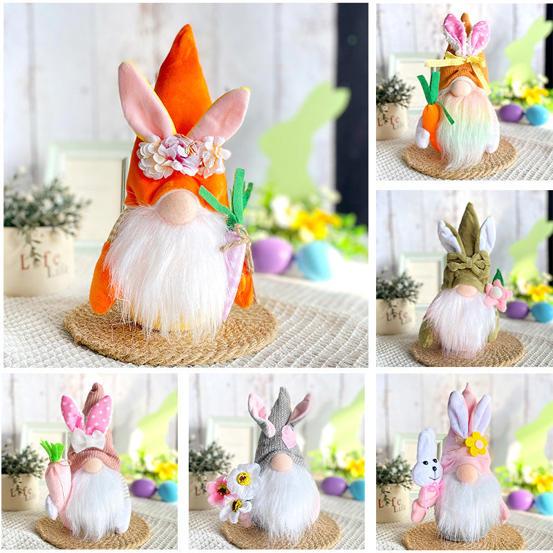 Easter Decoration Small Gift Faceless Doll