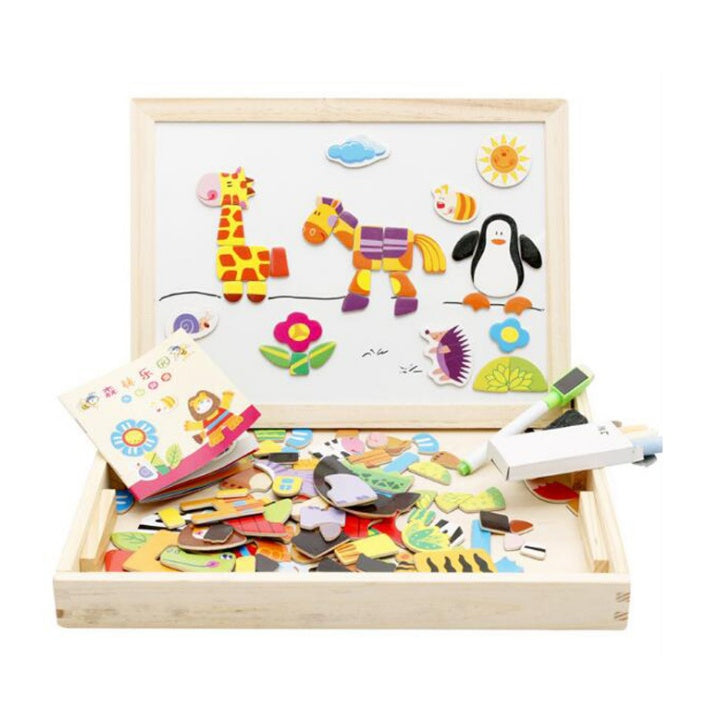Children's Magnetic Jigsaw Puzzle Toy