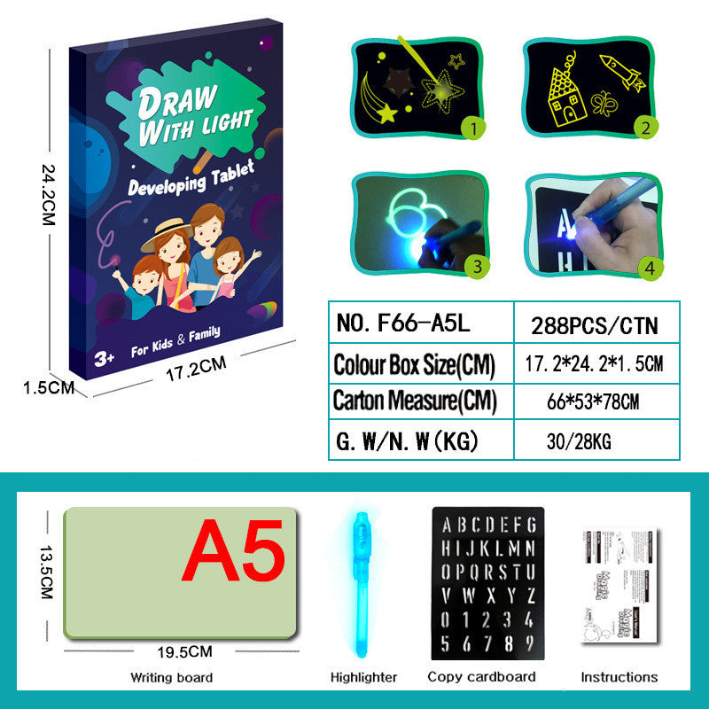 Educational Light Effects Puzzle Board Sketchpad Toy
