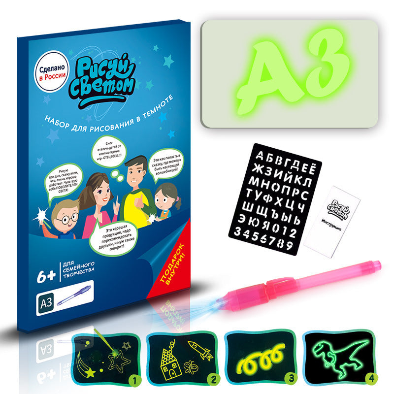 Educational Light Effects Puzzle Board Sketchpad Toy