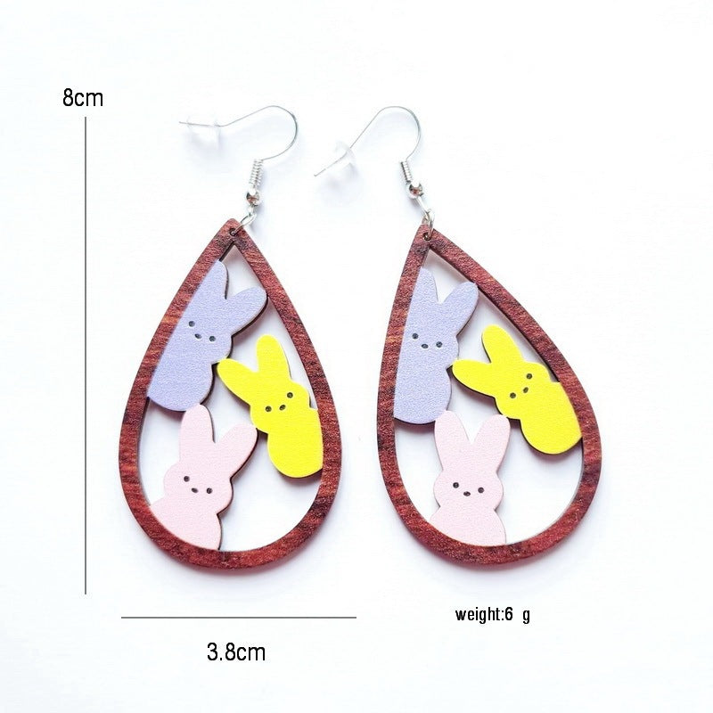 Rabbit Easter Decoration Jewelry