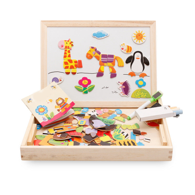 Children's Magnetic Jigsaw Puzzle Toy