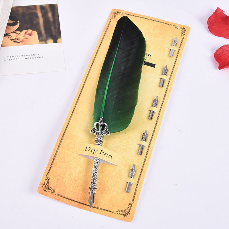 Creative retro Turkey quill