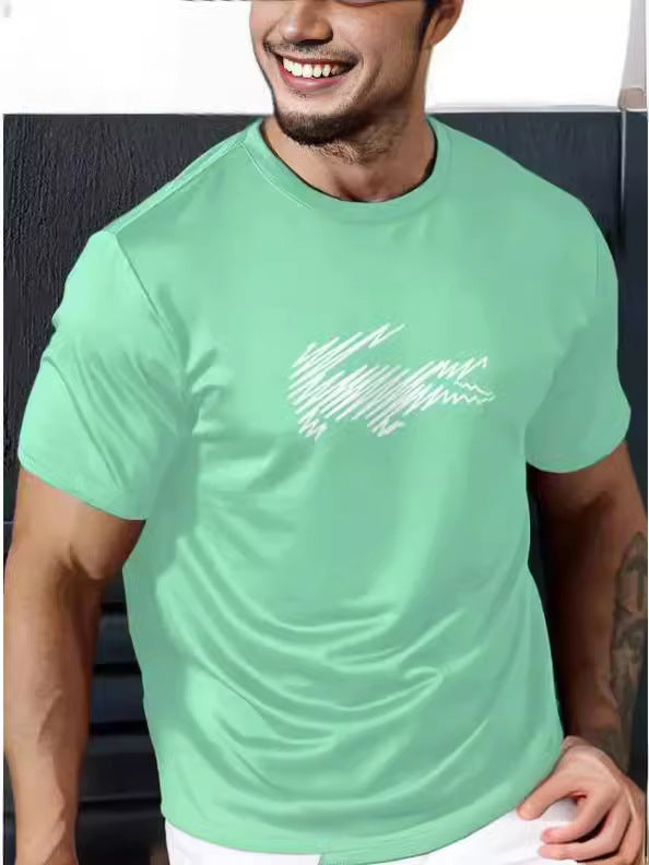Men's Casual 3d Printed Short Sleeve Shirt