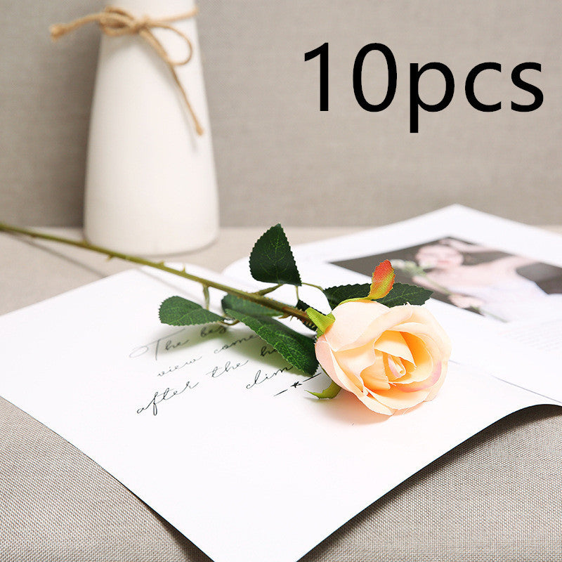 Artificial Red Rose Flowers