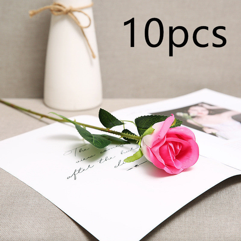 Artificial Red Rose Flowers
