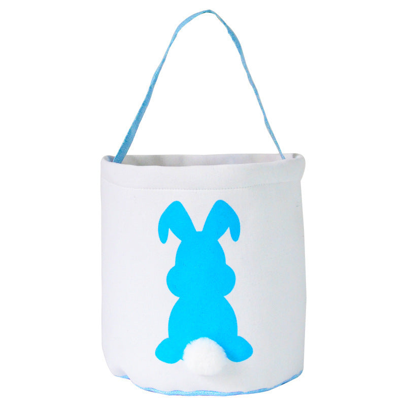 Happy Easter Burlap Bunny Ears Bag