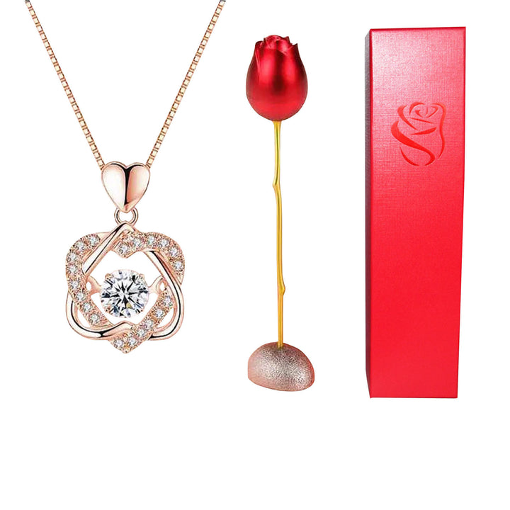 Valentines Day Gift Heart Shaped Necklace