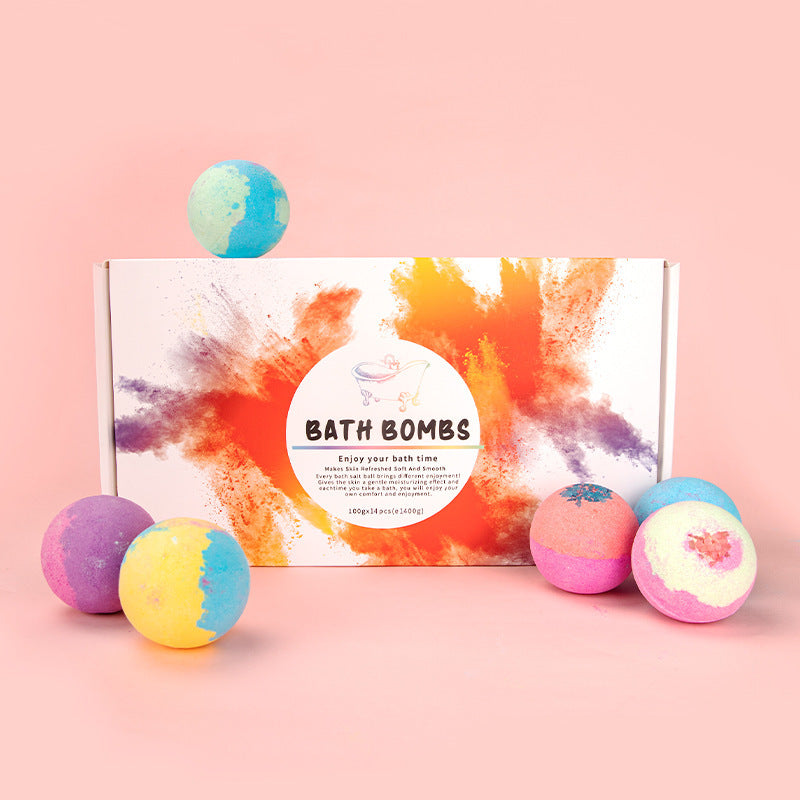 14 Pieces Of Explosive Salt Ball Gift Box