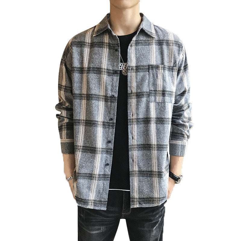 Casual Men's Shirt Long Sleeve