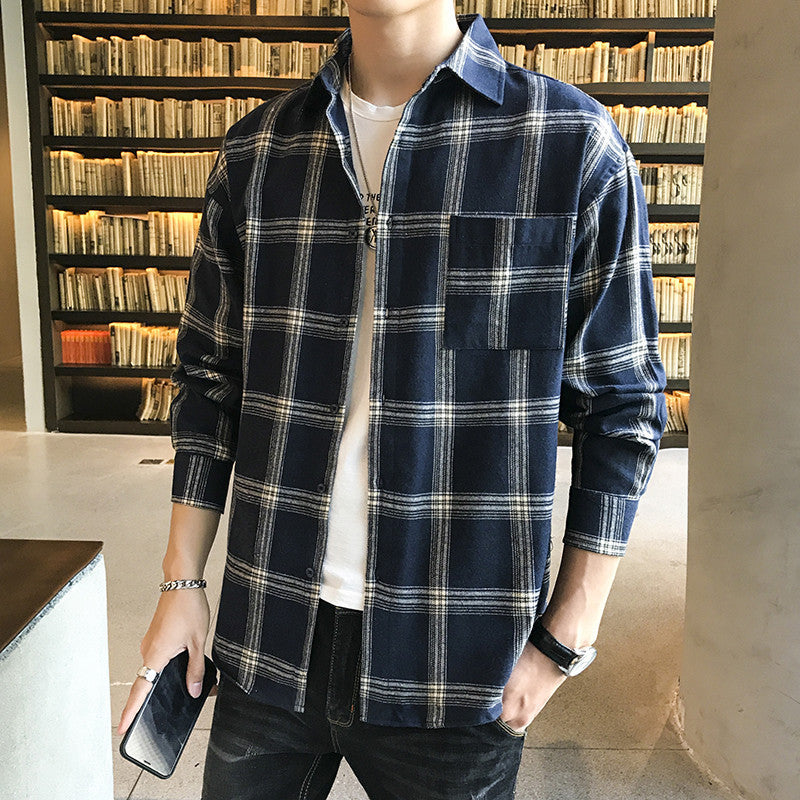 Casual Men's Shirt Long Sleeve