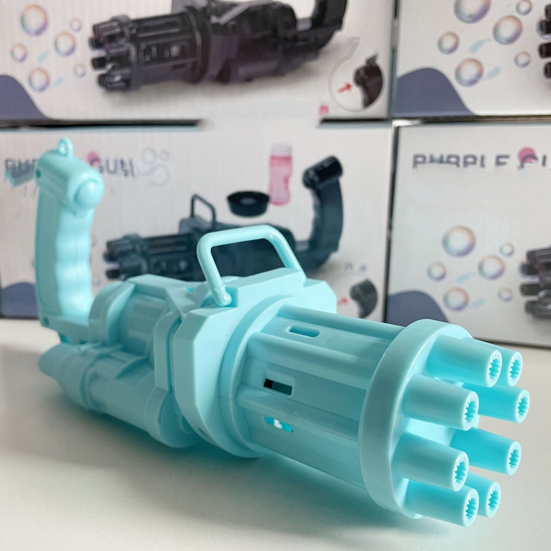 Kids Plastic Machine Bubbles Gun Toy