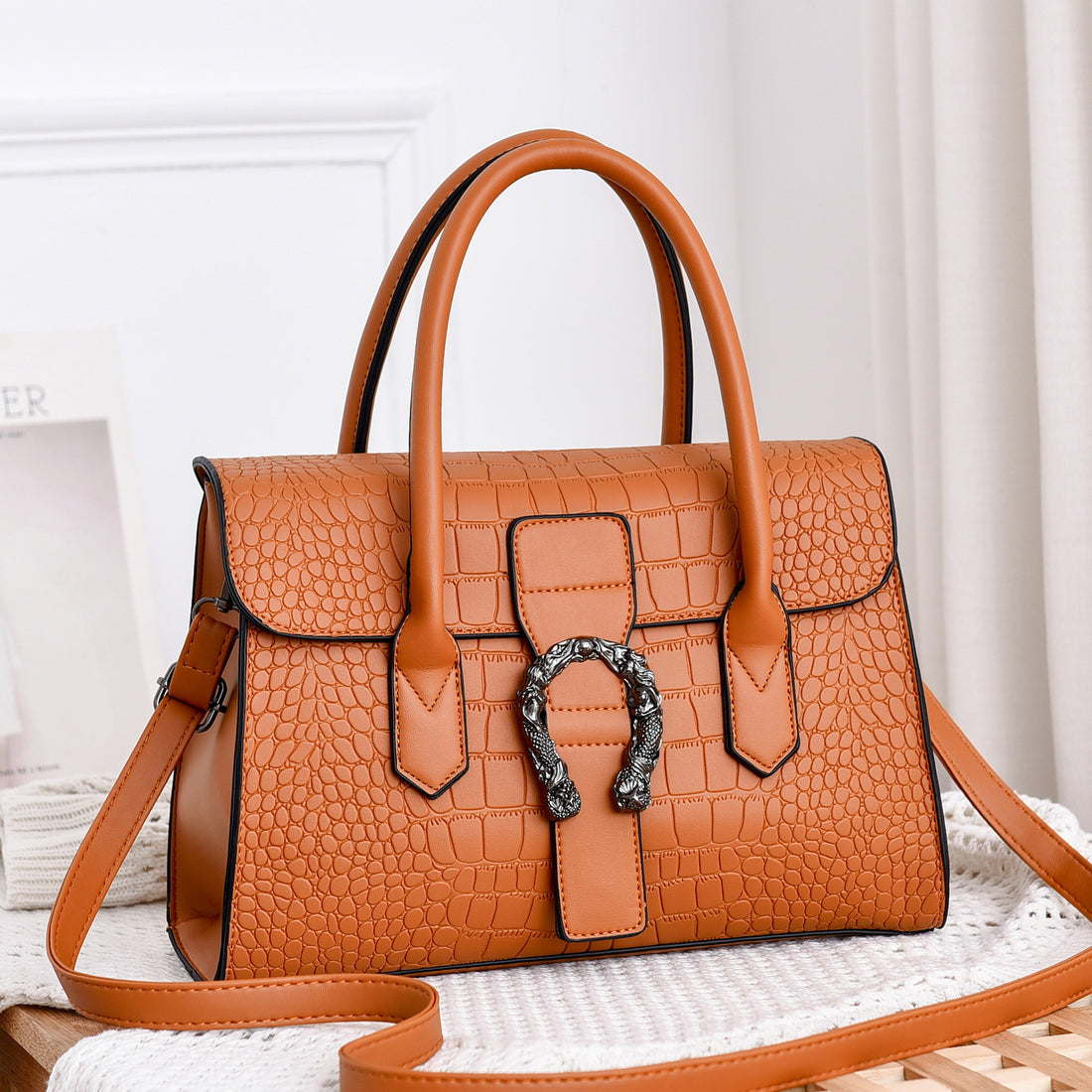 Korean Fashion Women's Shoulder Diagonal Tote Bags