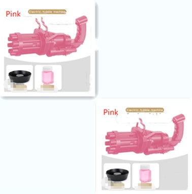 Kids Plastic Machine Bubbles Gun Toy