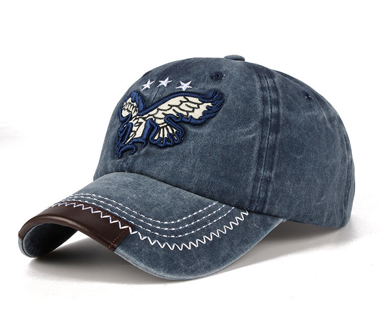 Vintage Washed Cowboy Baseball Cap