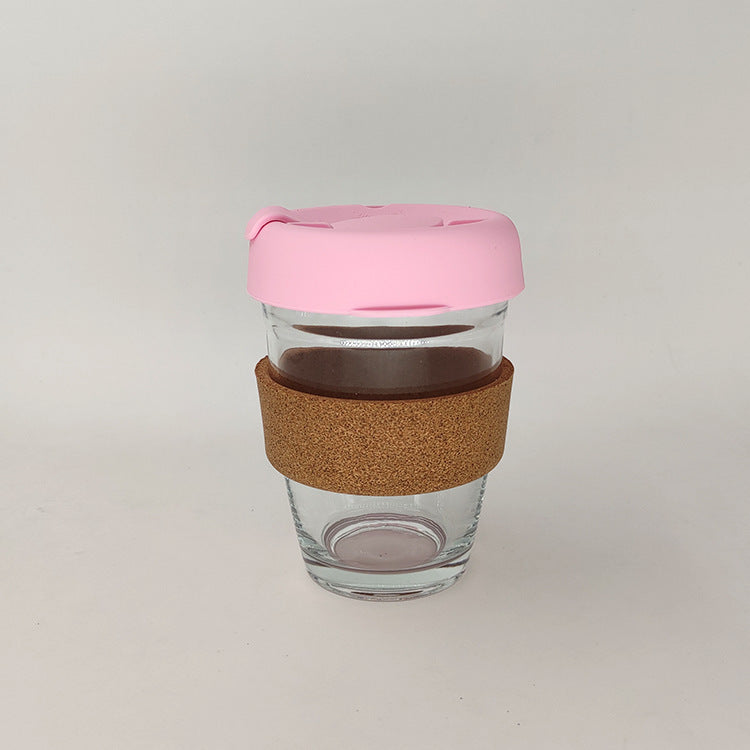 High Boron Glass Silicone Coffee Cup
