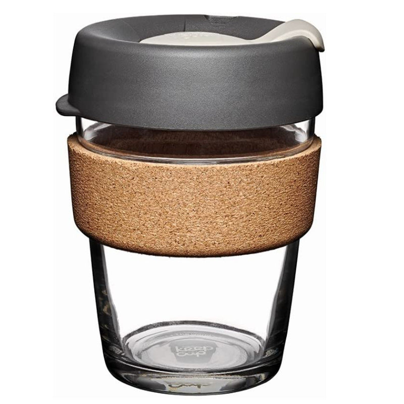 High Boron Glass Silicone Coffee Cup
