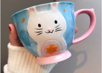 Easter Rabbit Ceramic Mug Household