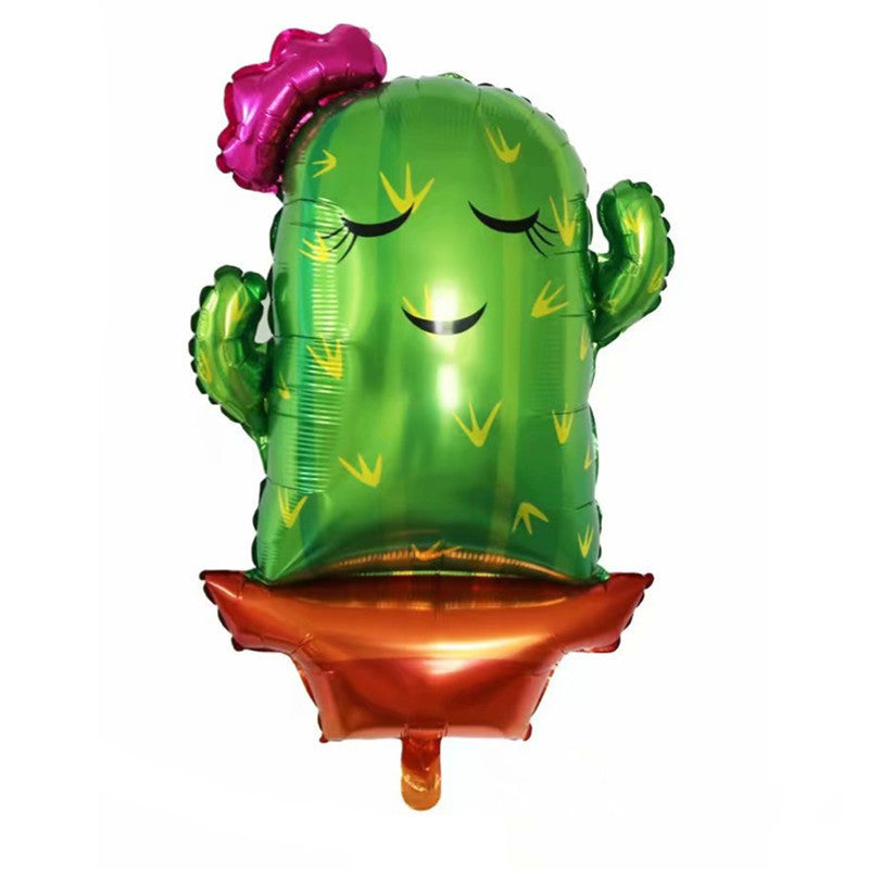 Aluminum Foil Birthday Balloon Green Theme Decoration