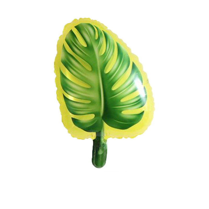 Aluminum Foil Birthday Balloon Green Theme Decoration