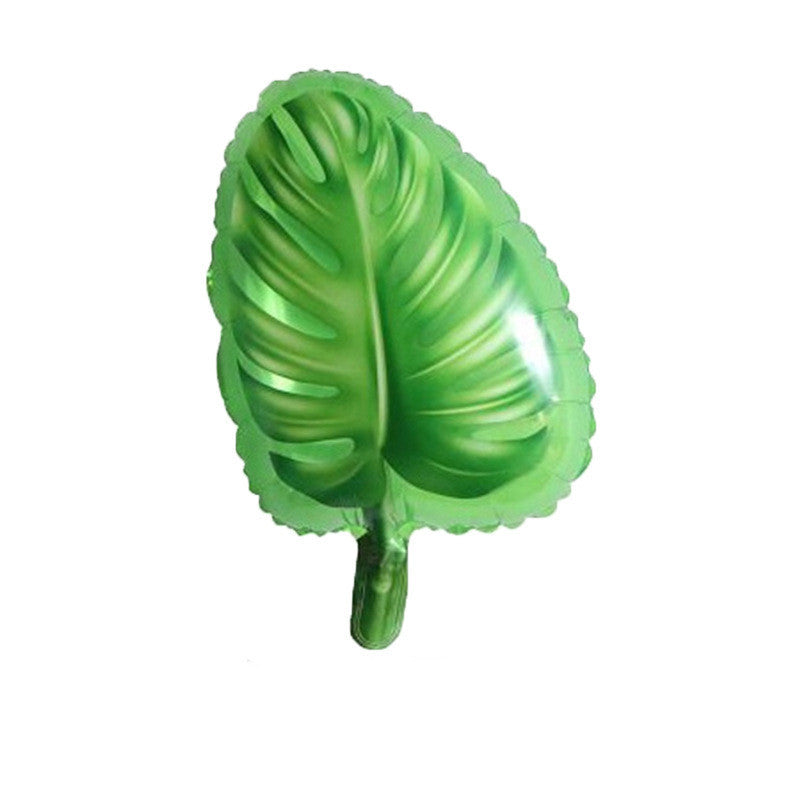 Aluminum Foil Birthday Balloon Green Theme Decoration