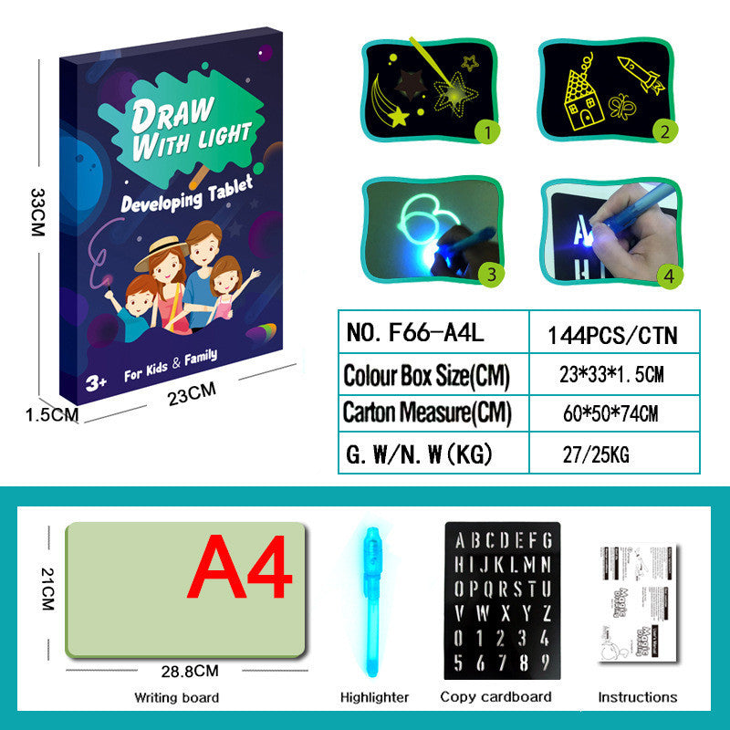 Educational Light Effects Puzzle Board Sketchpad Toy