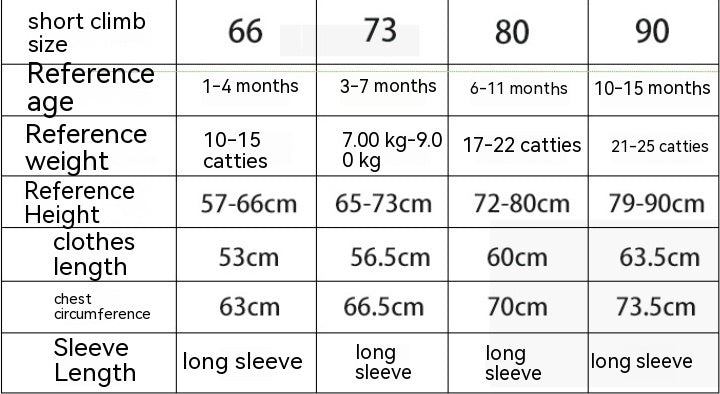 Spring And Autumn Newborn Jumpsuit