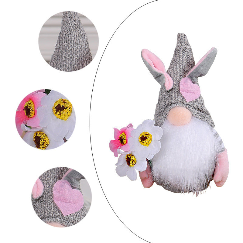 Easter Decoration Small Gift Faceless Doll