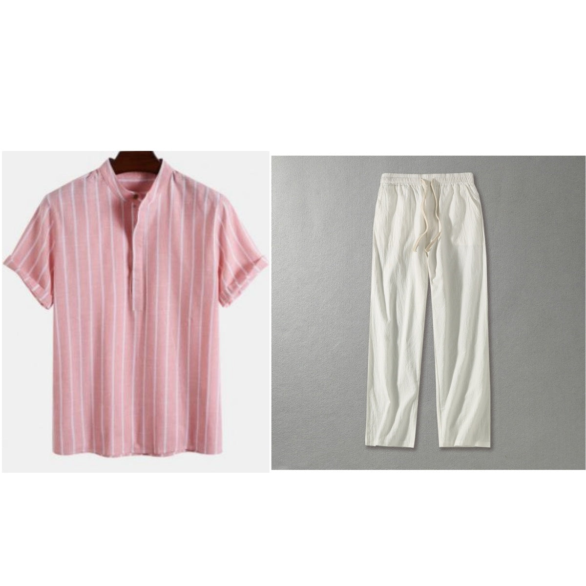 Summer Men's Clothing Short Sleeve Shirt