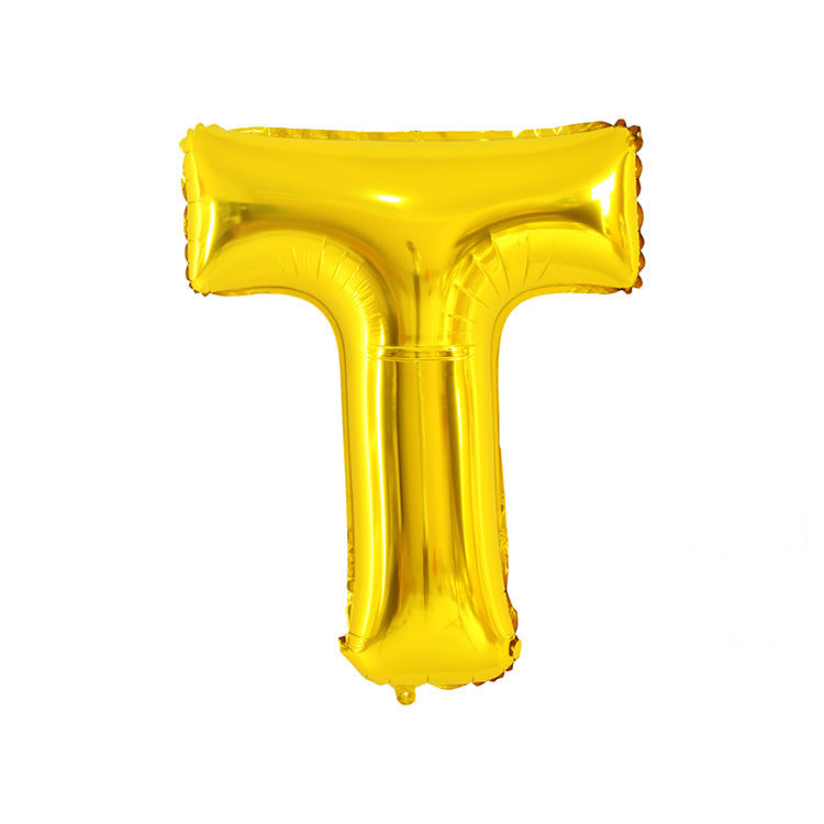 English Letter Aluminum Balloon Birthday Party Decoration