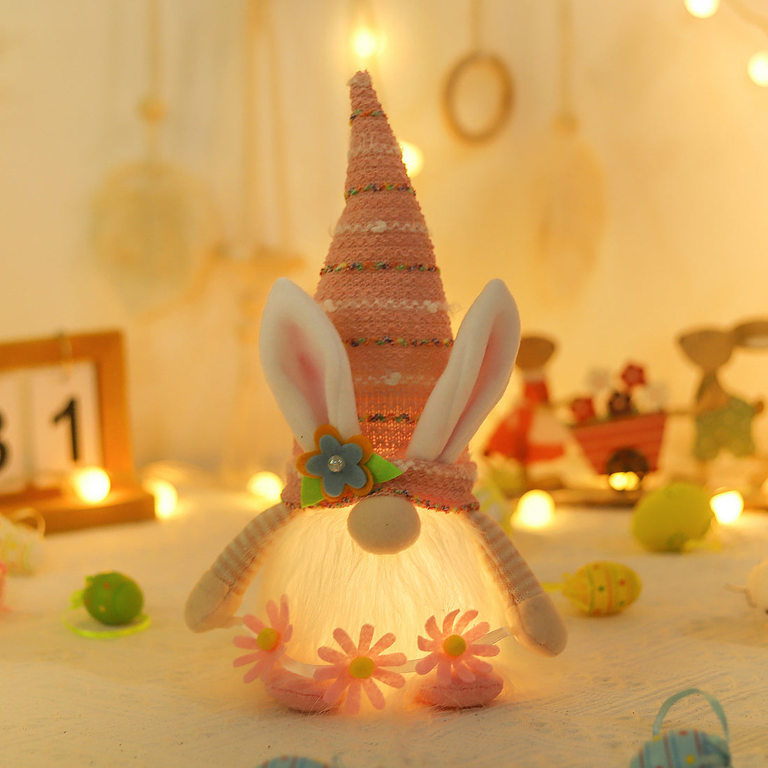 Easter Decorations Luminous With Light Couple Decoration