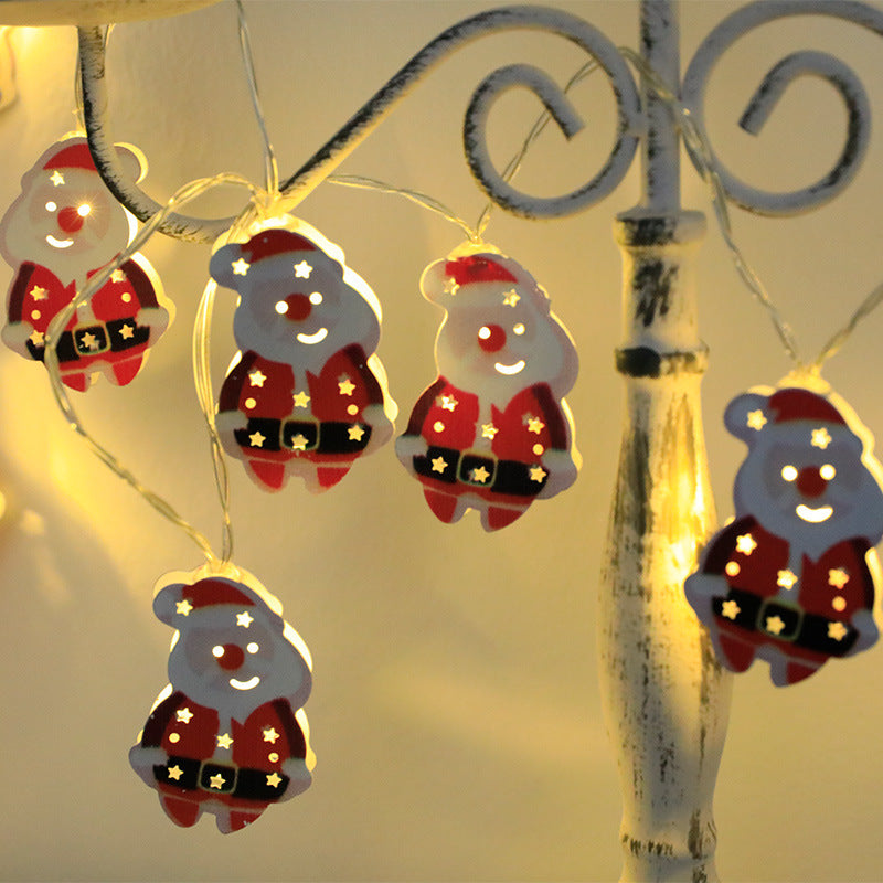 Christmas LED Light String Santa
