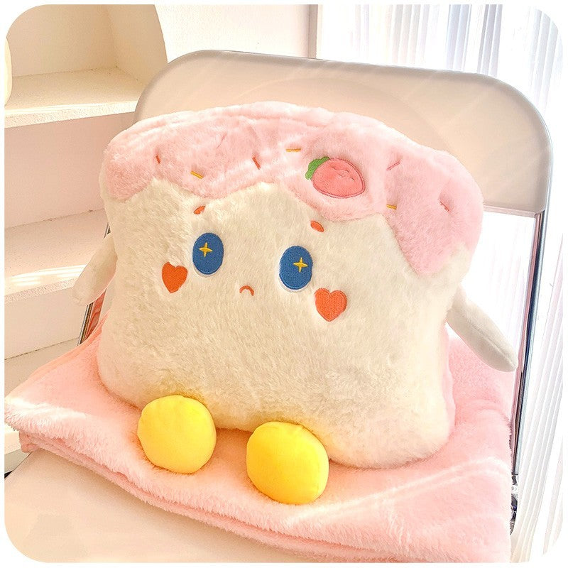 Easter Throw Pillow Quilt Small Blanket