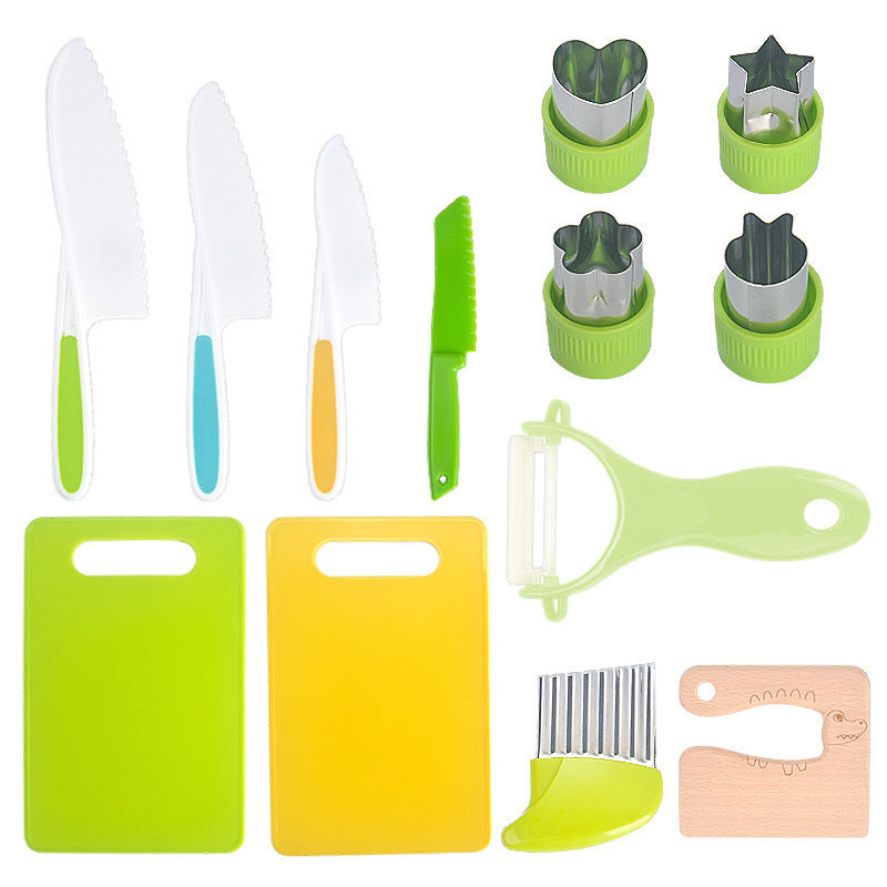 Children's Safety Kitchen Knife Suit Saw