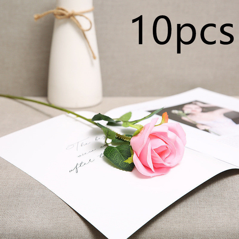 Artificial Red Rose Flowers