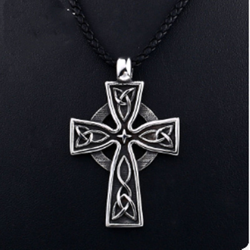 Celtic Cross Titanium Pendant