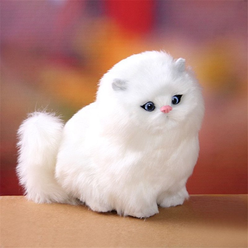 Electric Simulation Stuffed Plush Cats Toys
